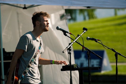 Kelowna band We Are The City performing at Keloha 2012, photo by Emilee Zaitsoff of Electrify Photography