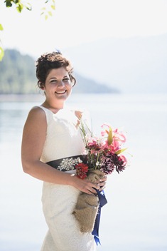 stunning bride by kootenay wedding photographer electrify photography