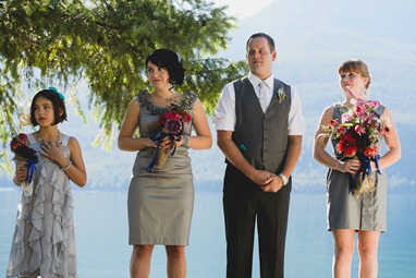 bridesmaids kootenay lakeside by kootenay wedding photographer electrify photography