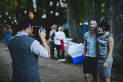 polaroid photo booth by kootenay wedding photographer electrify photography