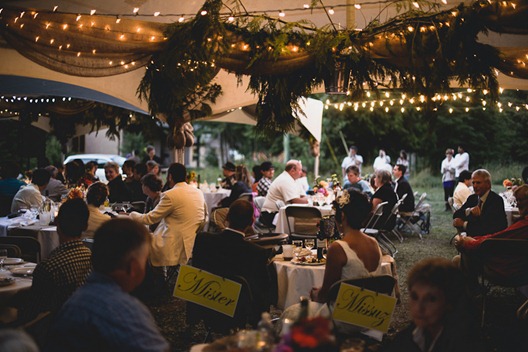 candlelit reception by kootenay wedding photographer electrify photography