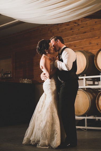 first dance at vintage okanagan wedding by nelson, kelowna, bc, wedding photographer electrify photography