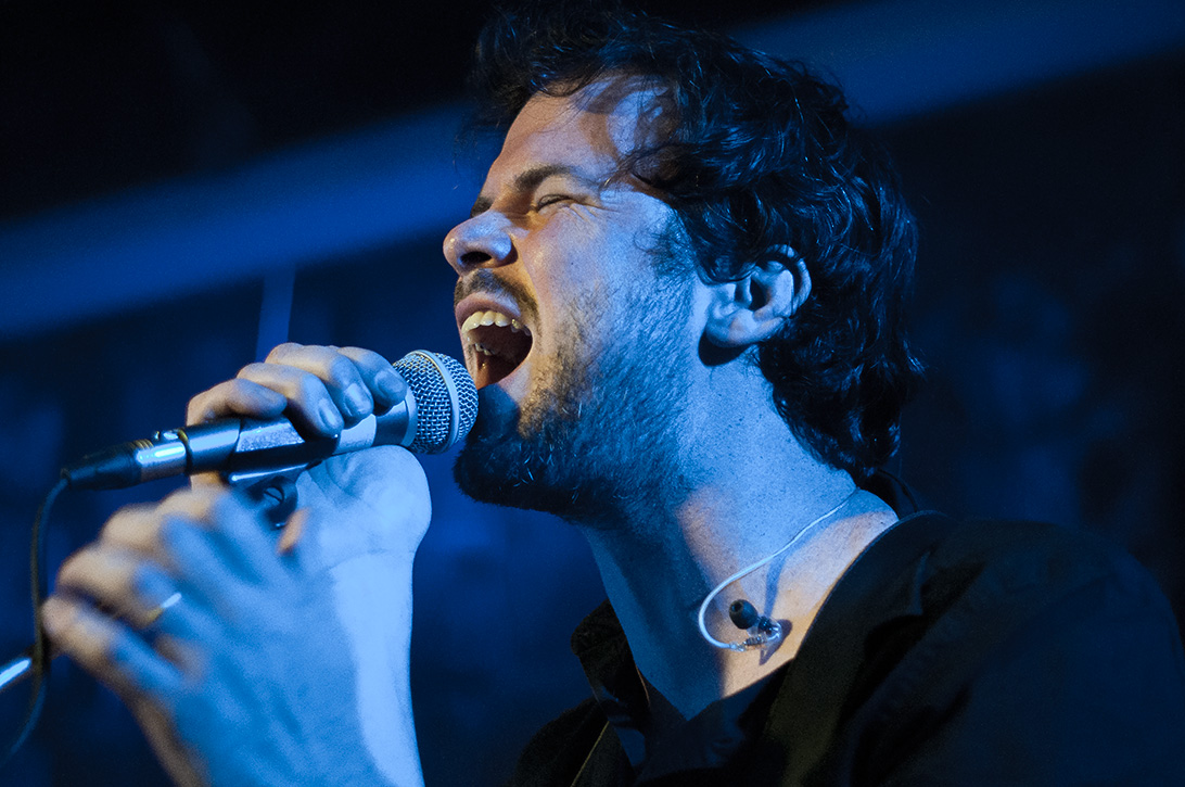 Paul Murphy of Wintersleep is epic at Spiritbar in Nelson, BC, photo by Electrify Photography