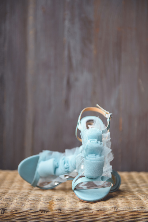 Something blue shoes, by Nelson BC Kootenay wedding photographer Emilee Zaitsoff of Electrify Photograph