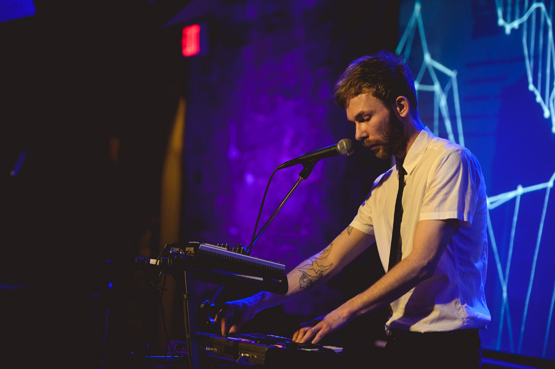 Vadim Kristopher of Shyness of Strangers, plays at the 2013 Kootenay Music Awards in Nelson, BC, photo by BC Music Photographer Emilee Zaitsoff of Electrify Photography